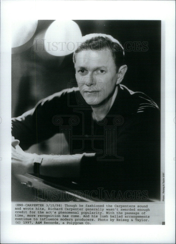 1998 Press Photo Richard Carpenter General Credit Act - Historic Images