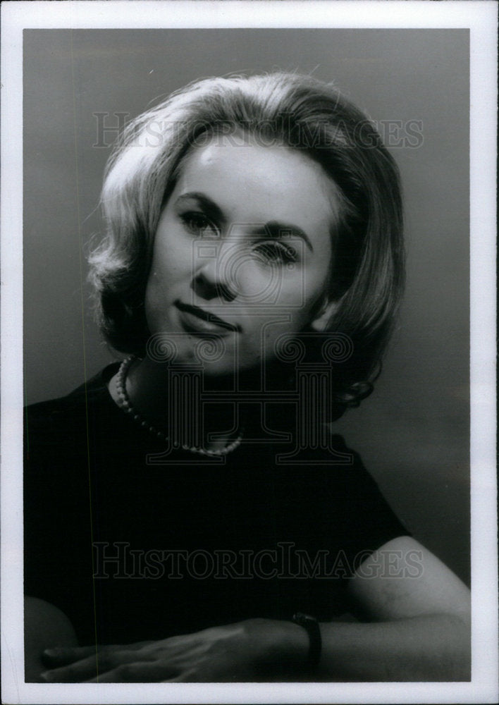 1967 Press Photo Jennifer Haefele Wayne Actress - Historic Images