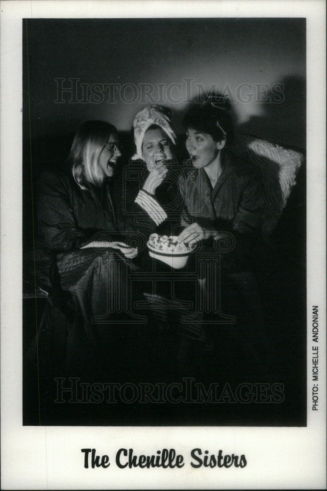 1989 Press Photo Chenille Sisters American Folk Band - Historic Images