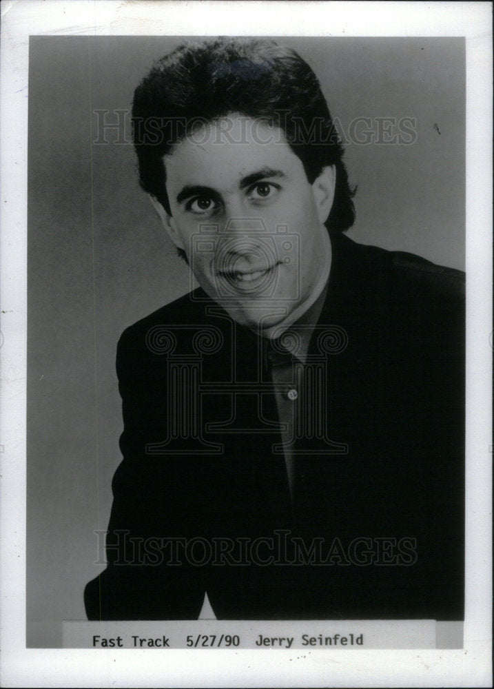 1991 Press Photo Jerry Seinfeild Entertainer - Historic Images