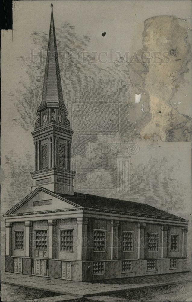 1931 Press Photo First Methodist Episcopal Church - Historic Images
