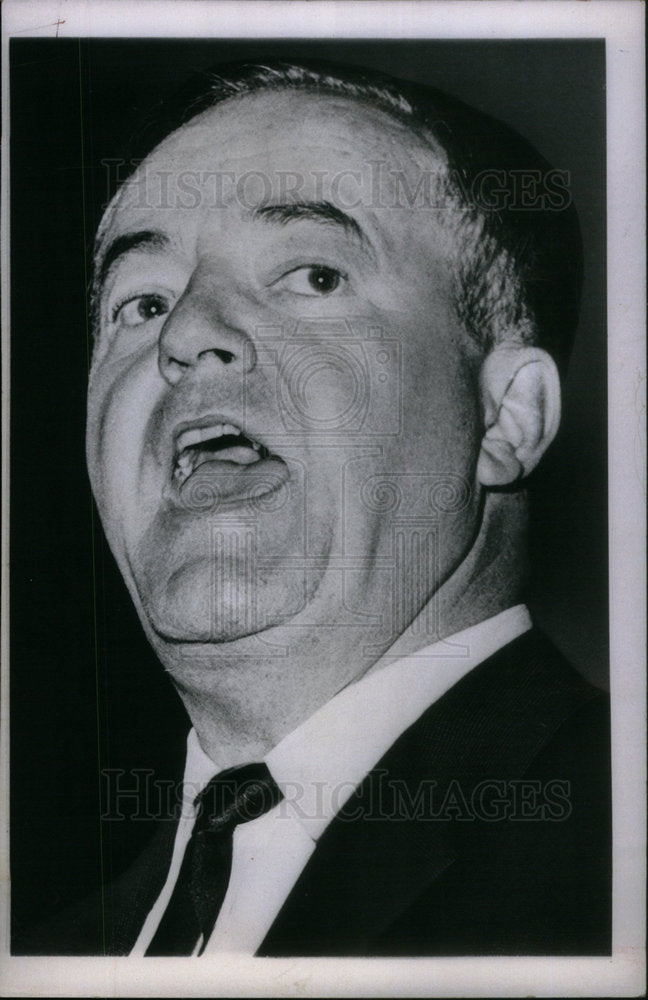 1962 Press Photo Senator Hubert Humphrey - Historic Images