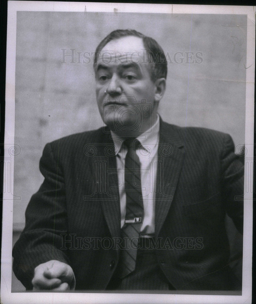 1960 Press Photo Senator Hubert Humphrey hopeful - Historic Images