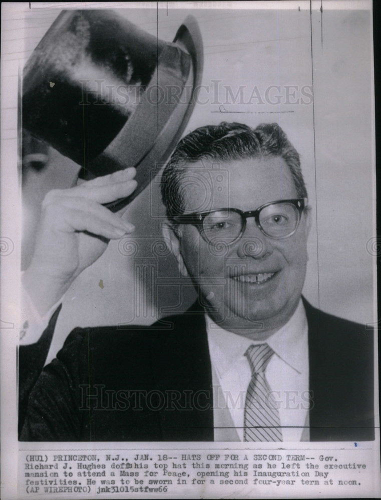 1966 Press Photo Richard J. Hughes - Historic Images