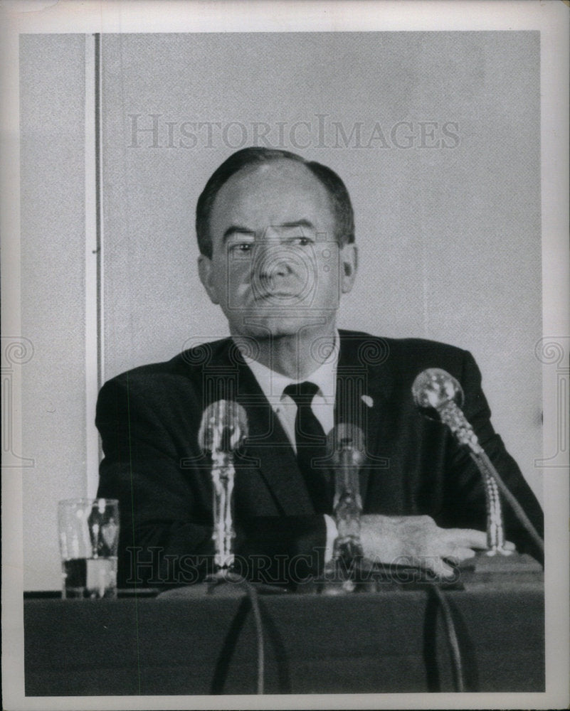 1964 Press Photo Senator Vice President Humphrey Denver - Historic Images