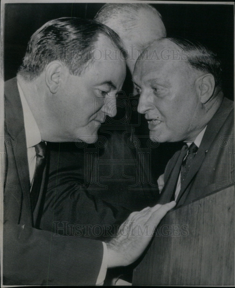 1964 Press Photo Senator Hubert Humphrey - Historic Images