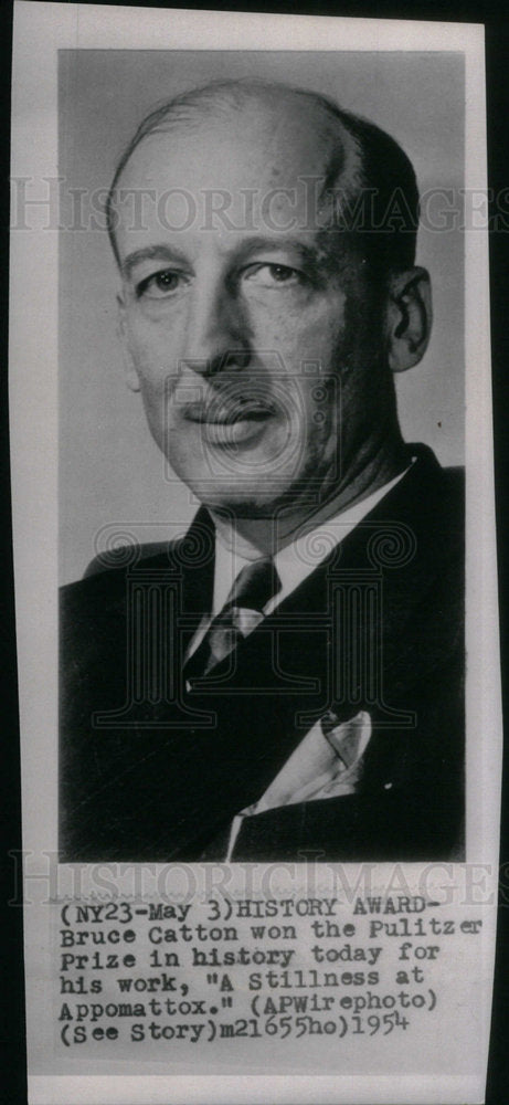 Bruce Li Caton 1954 Bruce Catton Wins Pulitzer Prize - Historic Images