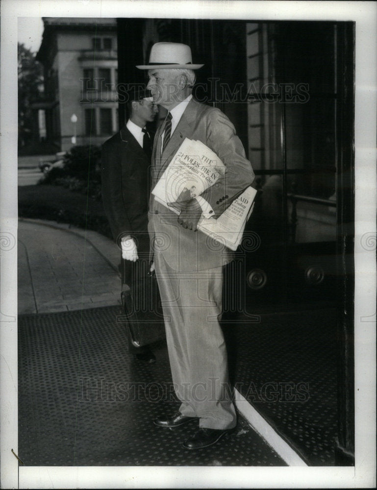 1939 Press Photo  President Sec.Hull Great Britian - Historic Images