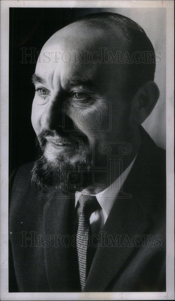 1959 Press Photo Inspirational Speaking Meier Profile - Historic Images