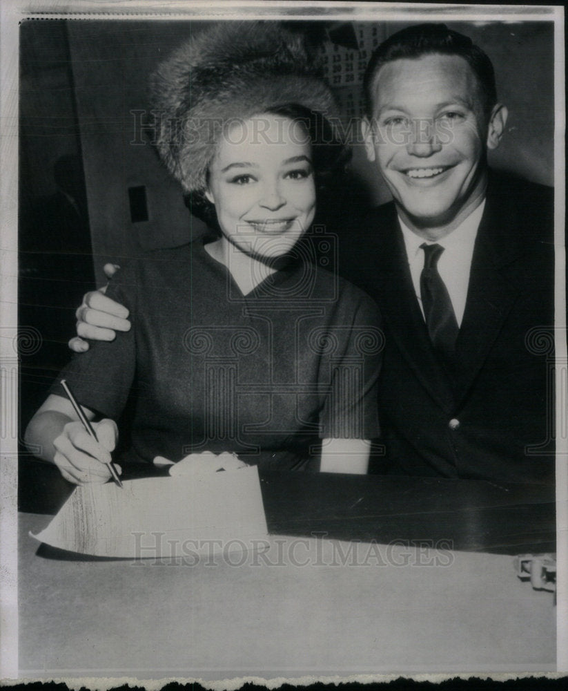 1961 Press Photo Pop Singer Jill Corey - Historic Images