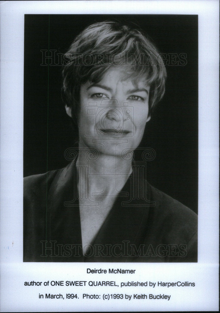 1994 Press Photo Author Deidre McNamer - Historic Images