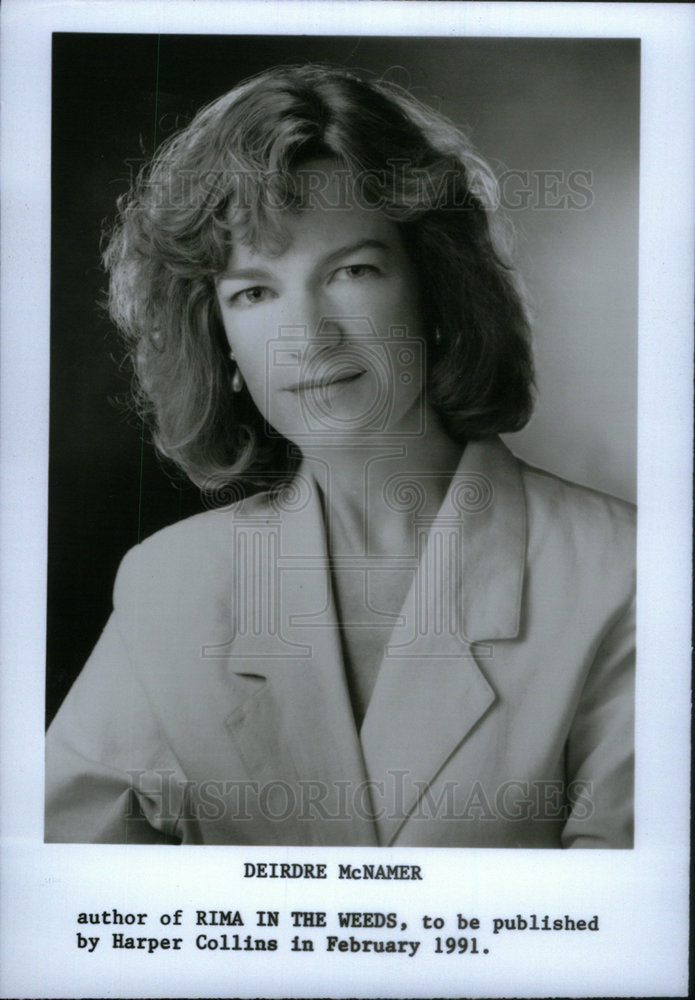 1990 Press Photo Rima In The Weeds Author McNamer - Historic Images