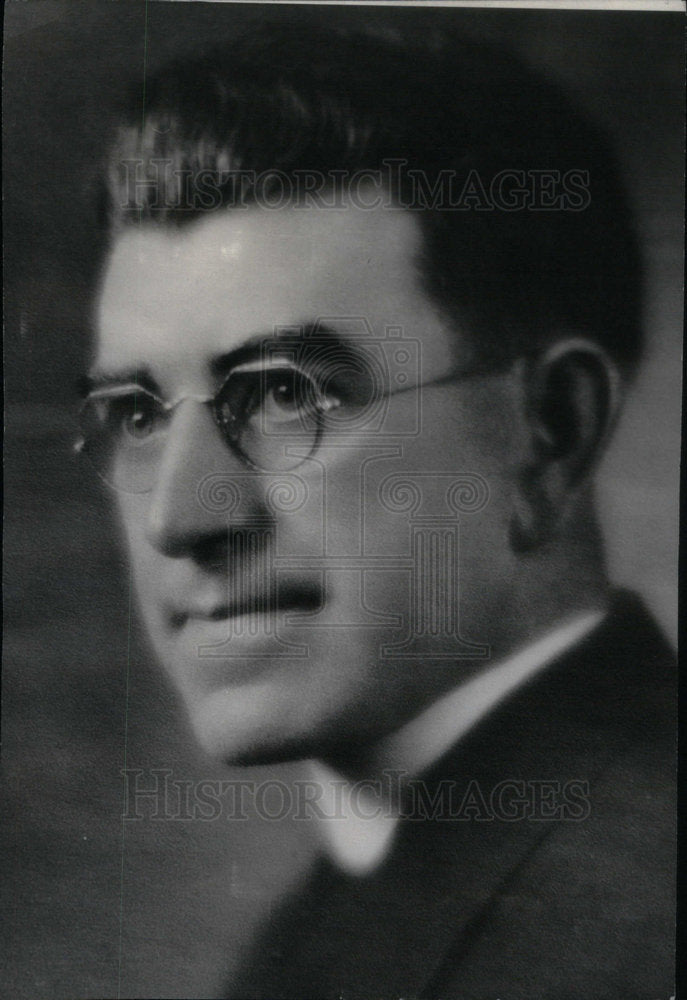 1935 Press Photo Catholic Rev Gilmore Chancellor - Historic Images