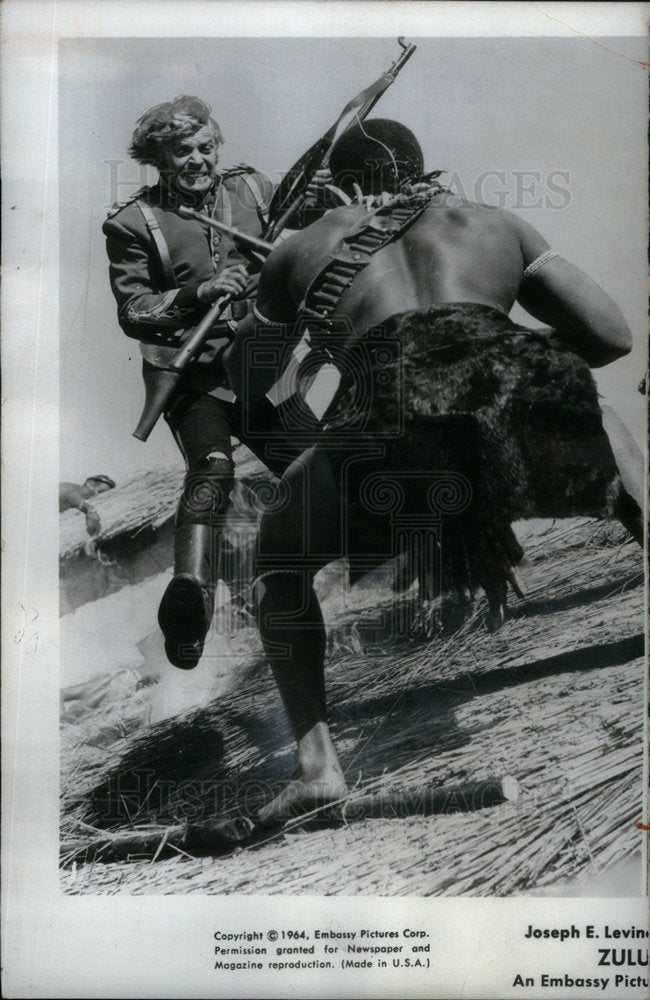 1964 Press Photo Scene of &quot;Zulu&quot; - Historic Images