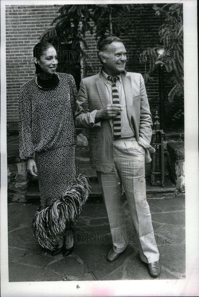 1982 Press Photo Designer Bill Blass - Historic Images