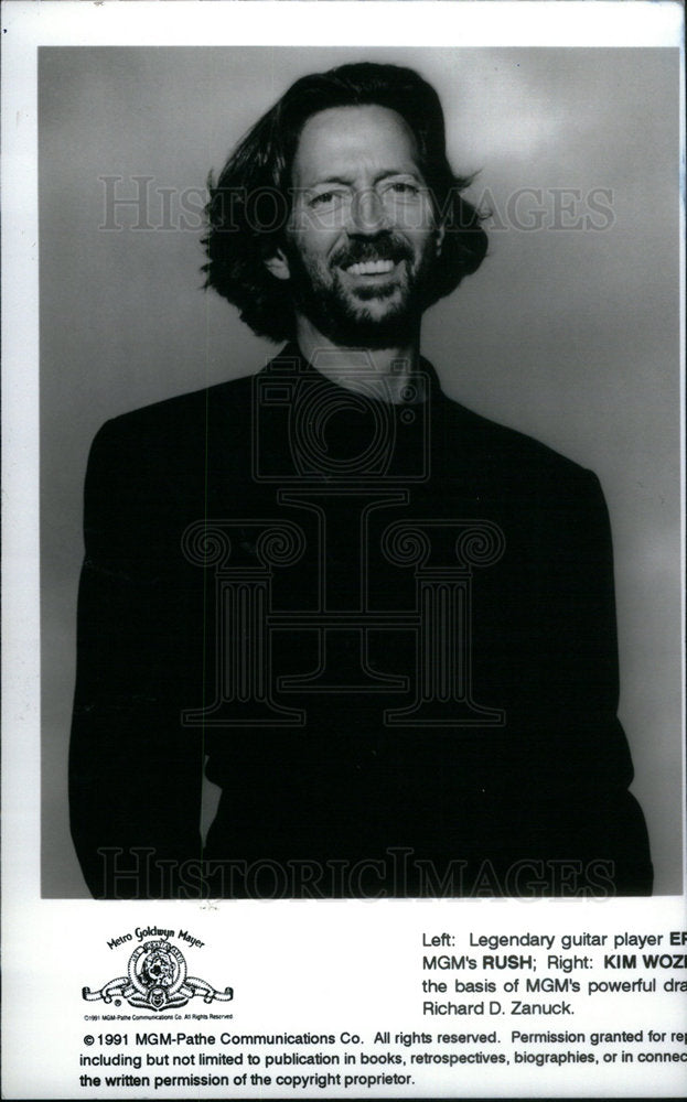 1991 Eric Clapton Rock Musician &amp; Guitarist - Historic Images