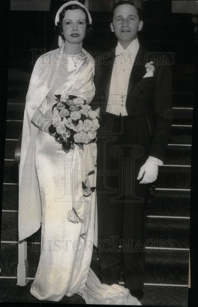 1934 Press Photo Miss Doris Warner Mervyn Leroy - Historic Images