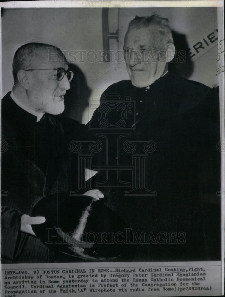 1963 Press Photo Cardinal Richard Cushing - Historic Images