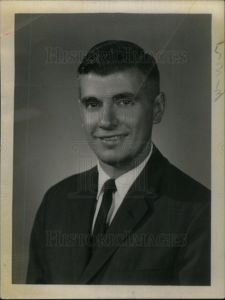 1966 Press Photo Public Relations Worker Lerch Profile - Historic Images