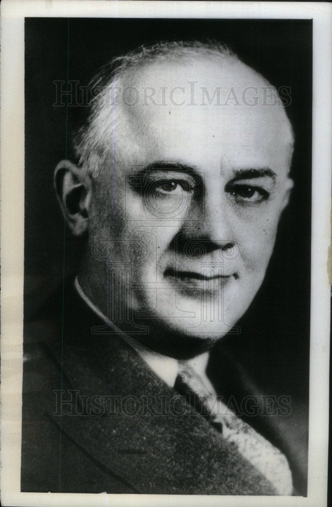 1937 Press Photo Clarence A. Dykstra City Manager - Historic Images