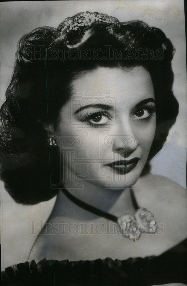 1952 Press Photo Mimi Benzell Opera Soprano - Historic Images