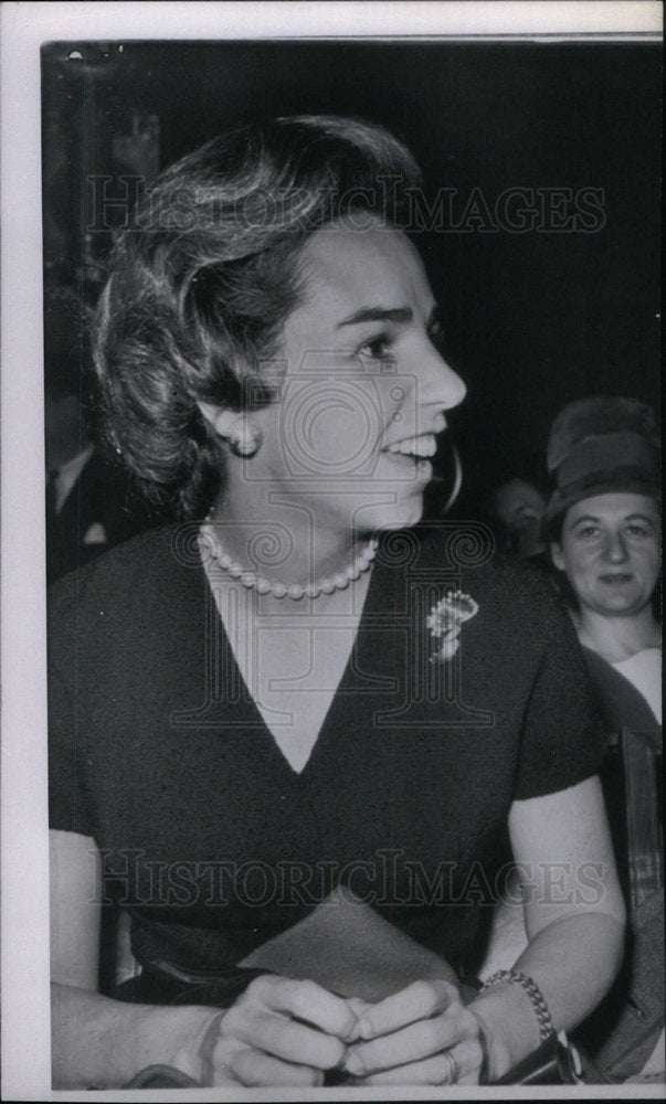 1961 Press Photo Mrs. Robert Kennedy - Historic Images