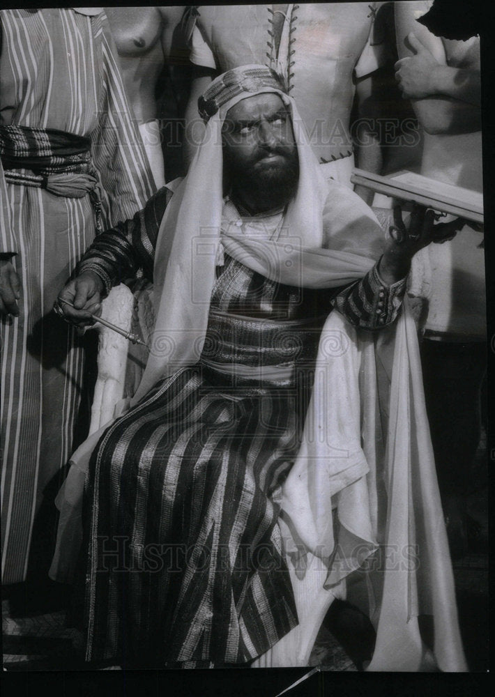 1961 Press Photo Actor Hugh Griffith In MGM&#39;s &quot;Ben Hur&quot; - Historic Images