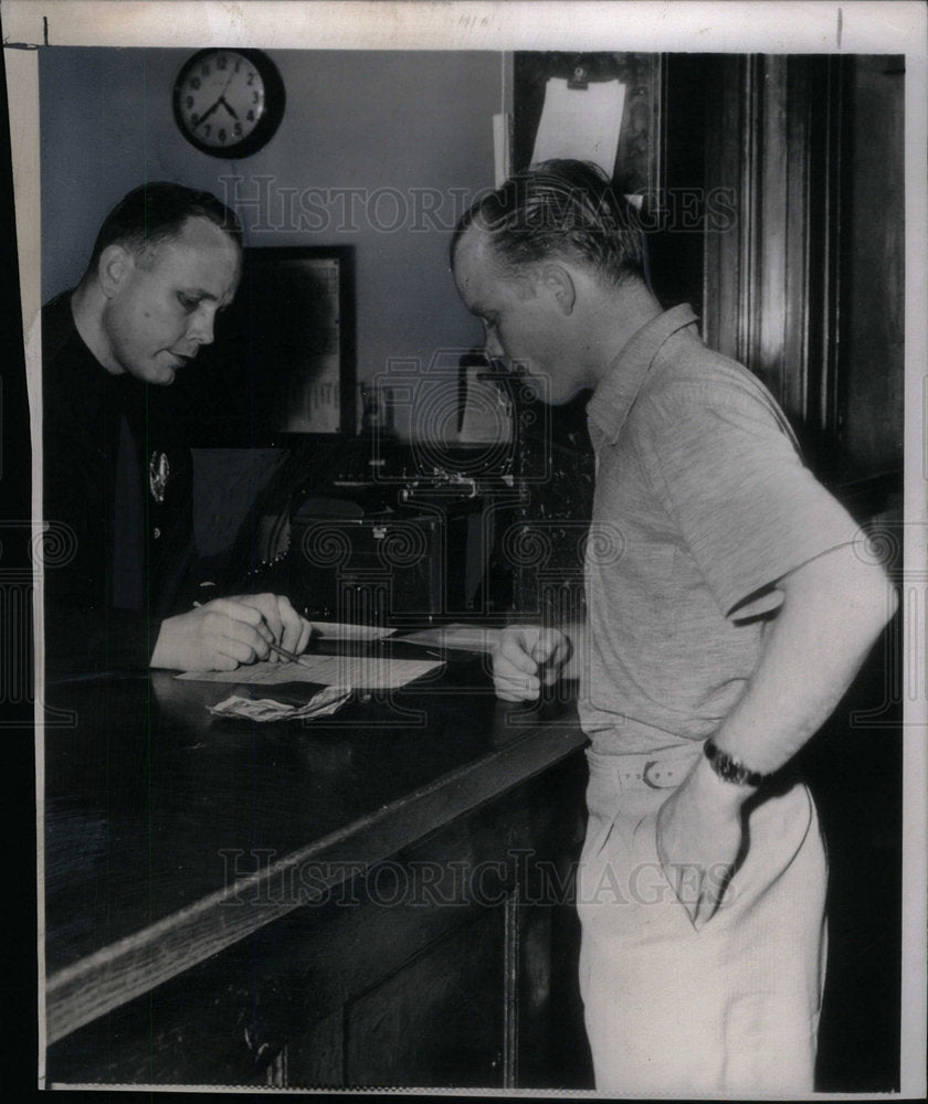 1955 Press Photo Singer Crosby Son Jail Release - Historic Images