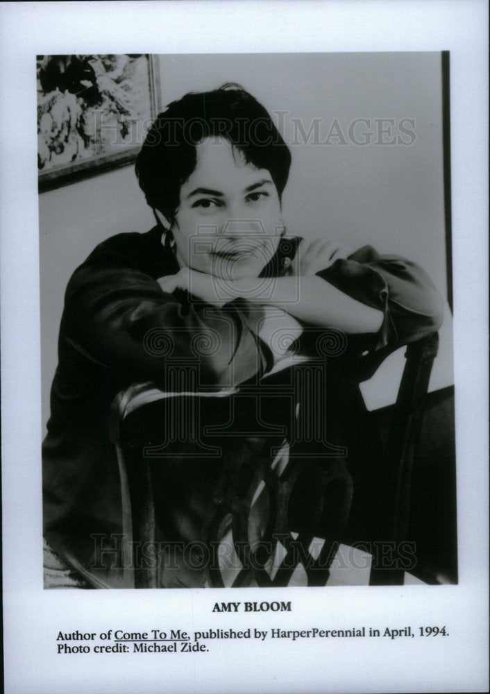 1994 Press Photo Amy Bloom, author - Historic Images