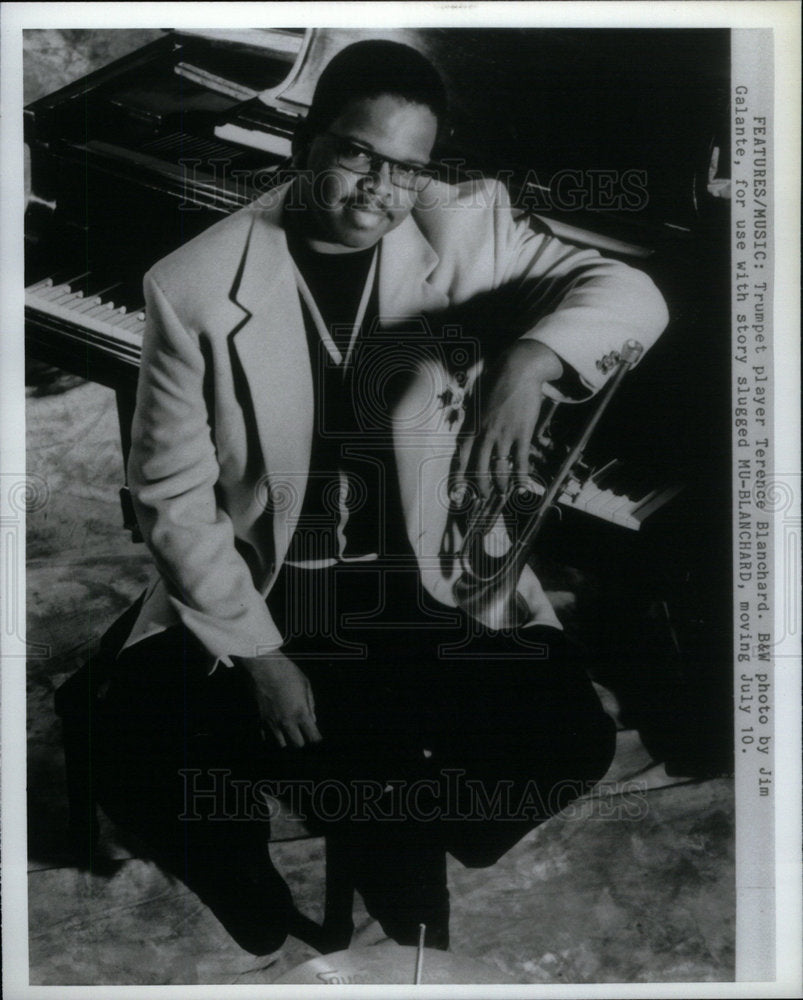 1992 Press Photo Terence Blanchard, trumpet player - Historic Images