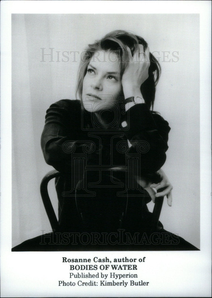 1996 Press Photo Rosanne Cash American Singer Author - Historic Images