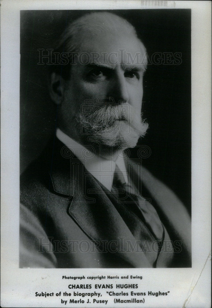 1952 Press Photo Charles Evans Hughes - Historic Images