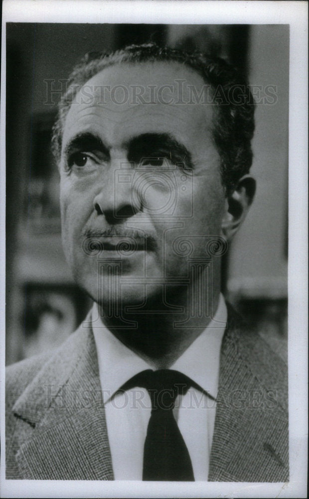 1958 Press Photo Actor Levene Profile Picture - Historic Images