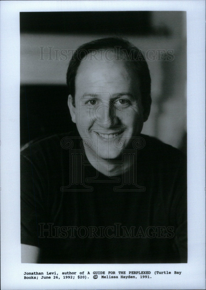 1992 Press Photo Jonathan Levi Guide for the Perplexed - Historic Images