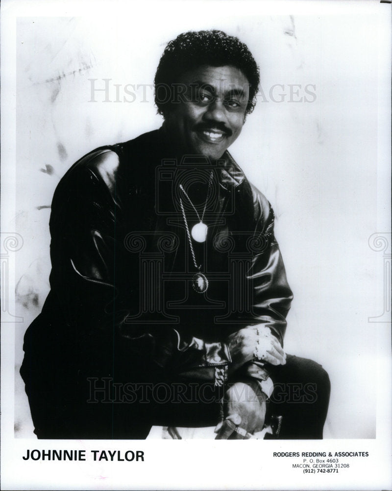 Johnnie Harrison Taylor American Vocalist - Historic Images