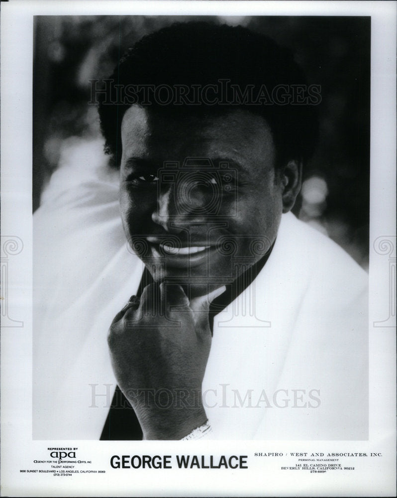 1992 Press Photo George Wallace actor comedian American - Historic Images