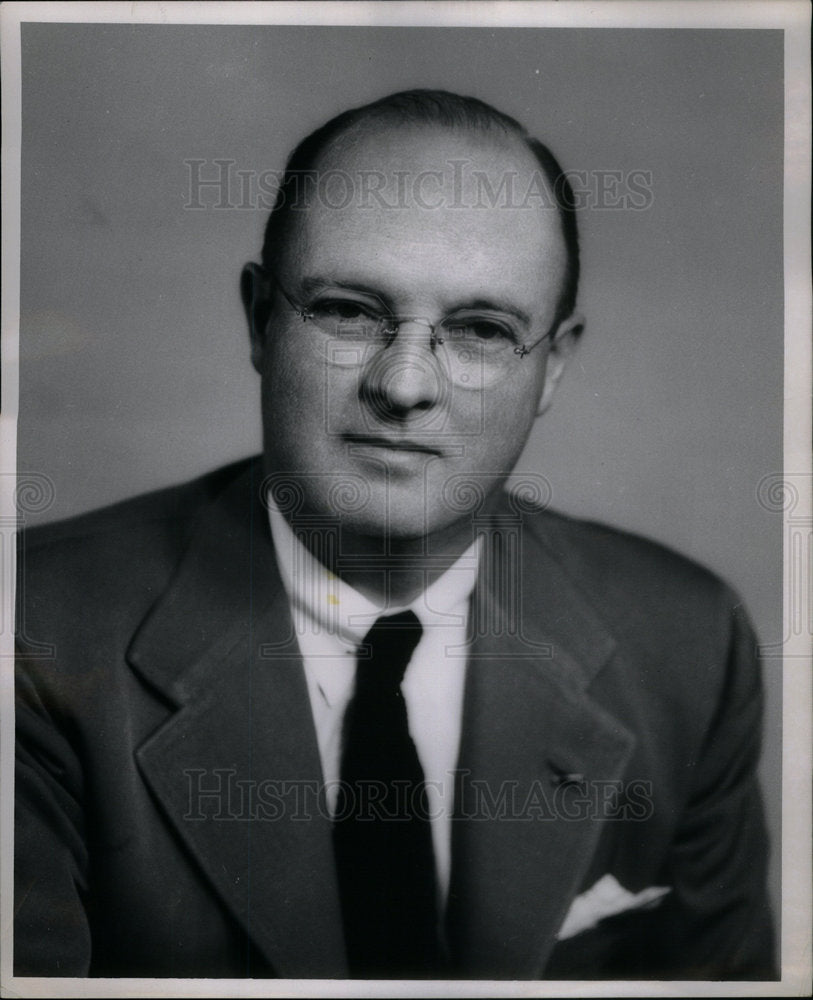 1953 Press Photo Henry Sullivan Detroit Edison Chairman - Historic Images