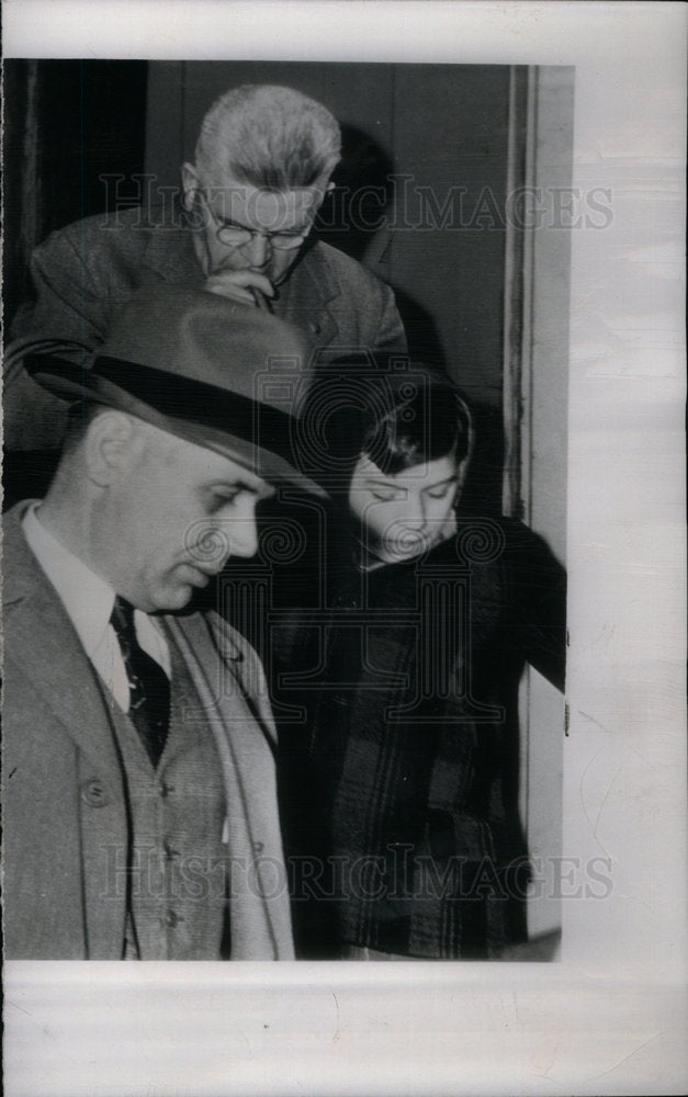 1949 Press Photo Gerald Sullivan Mom - Historic Images