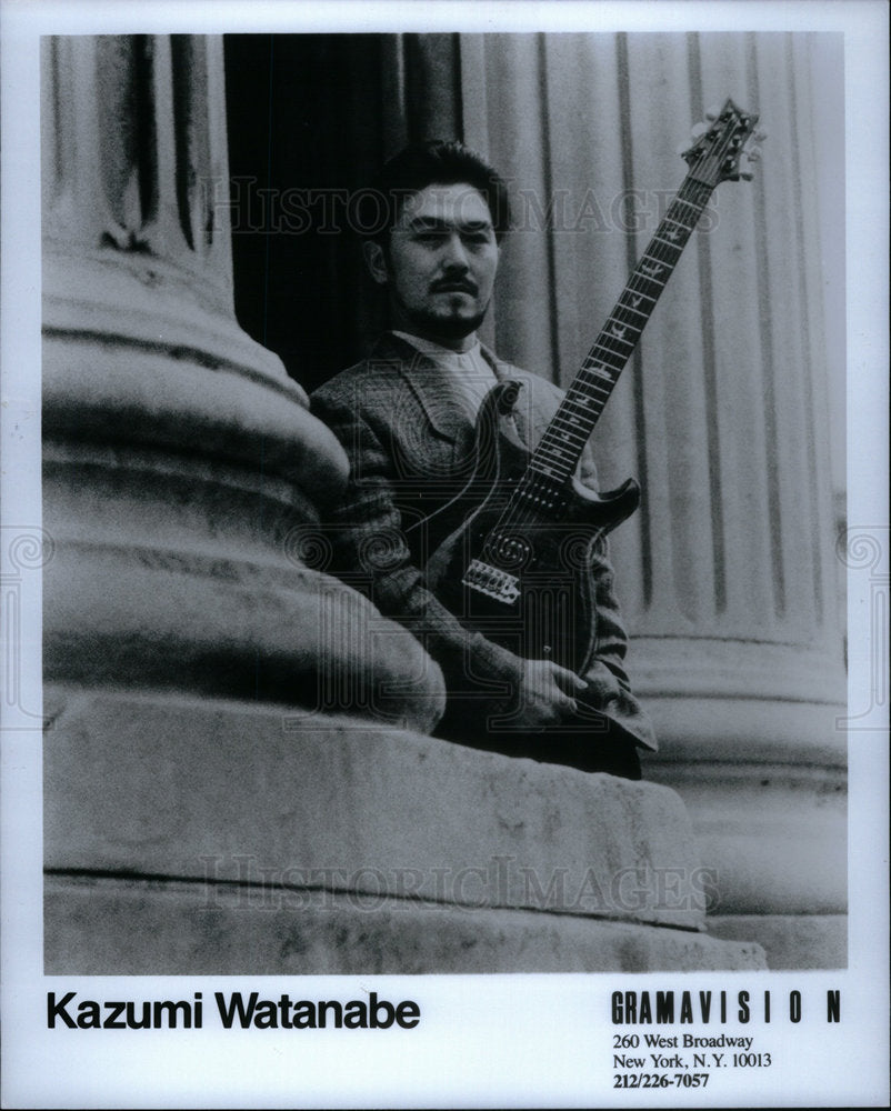 1988 Kazumi Watanabe Japanese Musician - Historic Images