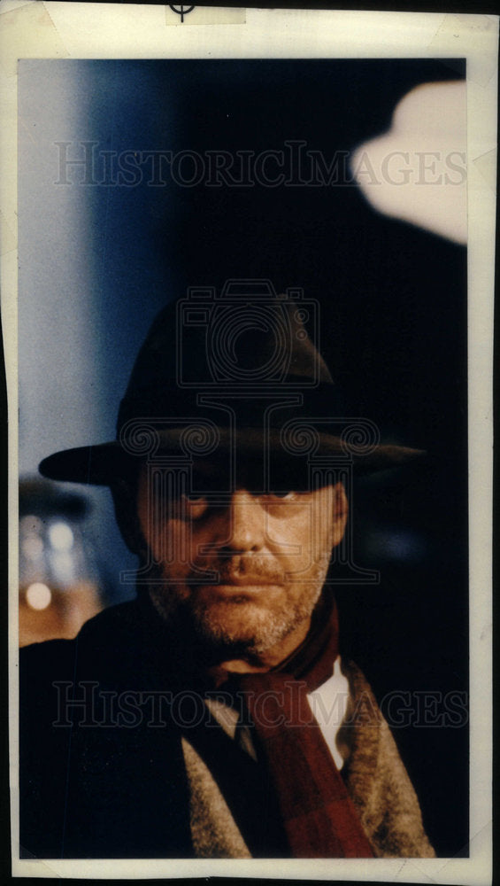 1988 Press Photo Actor Nicholson Wearing hat - Historic Images