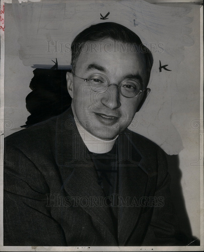 1946 Press Photo Michigan Bishop Elect Rev Emrich - Historic Images