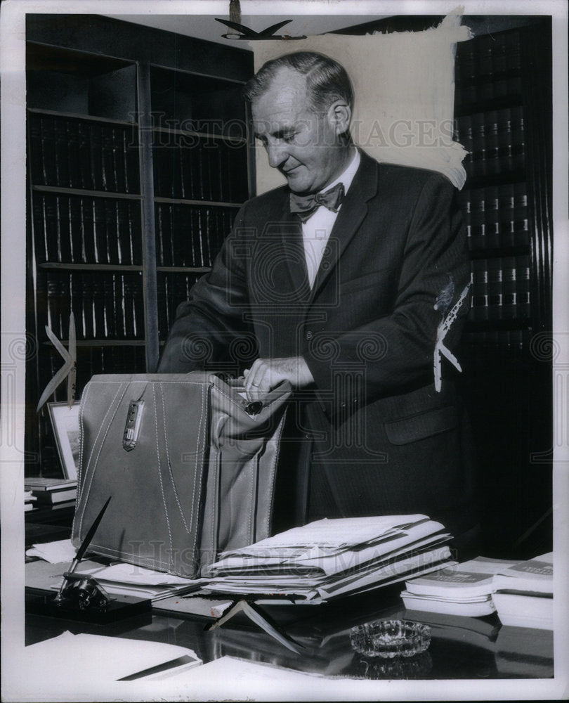 1961 Press Photo Federal Judge John Feiken - Historic Images