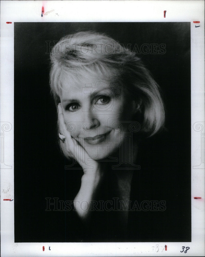 1991 Press Photo TV Host Marilyn Turner Promo Picture - Historic Images