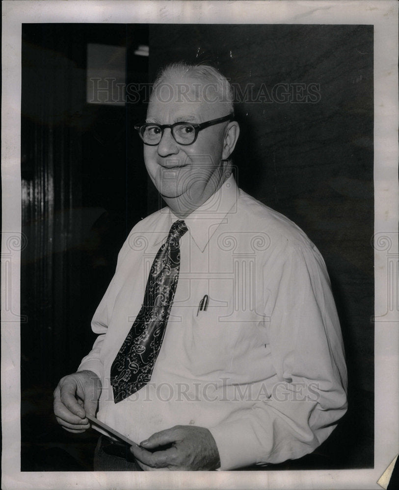 1952 Press Photo William Turner Comm Clerk - Historic Images