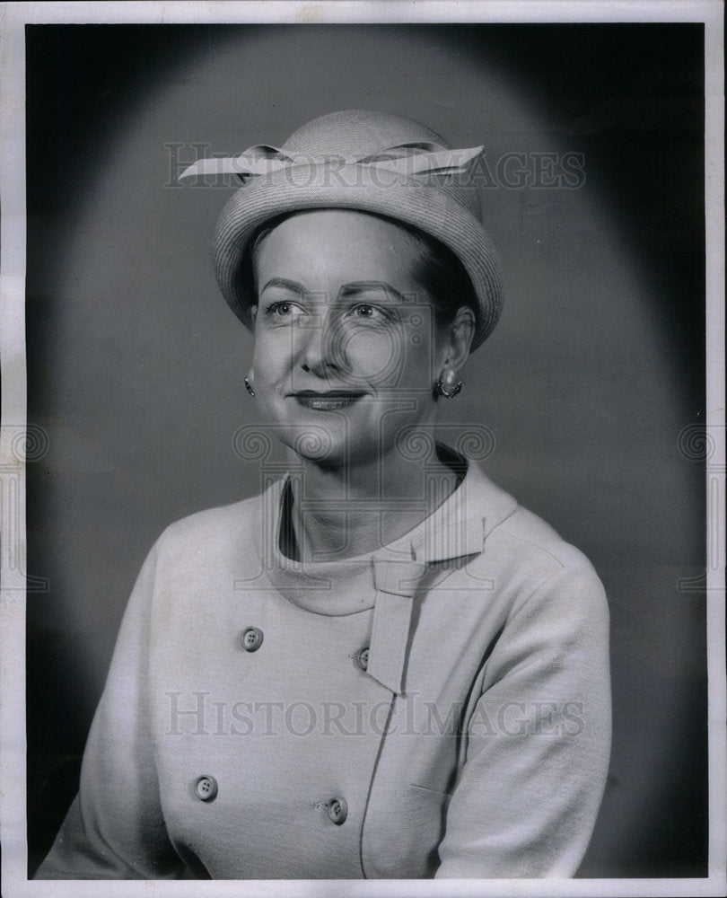 1963 Press Photo Mrs. Richard W. Tucker/Detroit - Historic Images