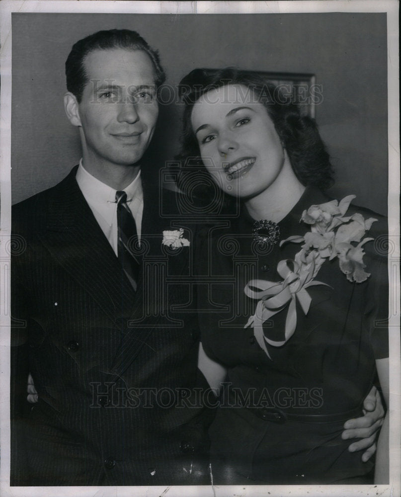 1939 Press Photo Fred Whealen Tullis Halina Tomski - Historic Images