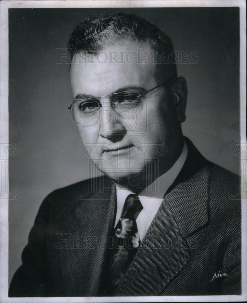 1950 Press Photo W.G. Tunis Chrysler Executive - Historic Images