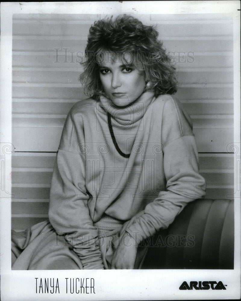 1983 Press Photo Tanya Denise Tucker American Music - Historic Images