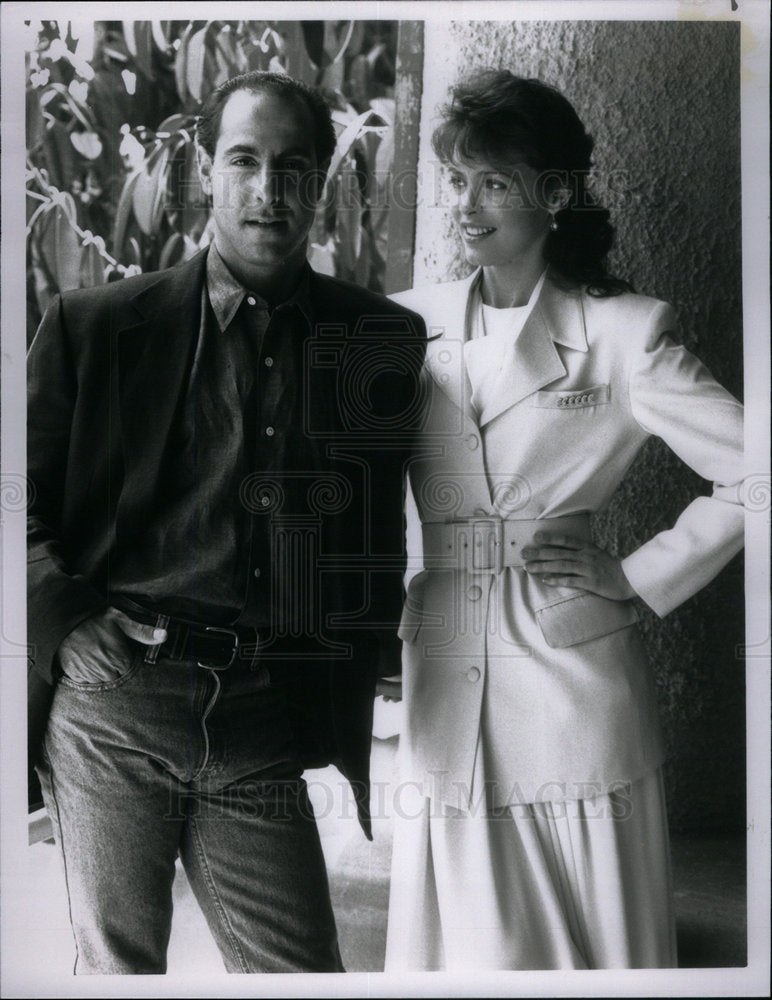 1991 Press Photo Stanley Tucci Mary  Keller Hawaii - Historic Images