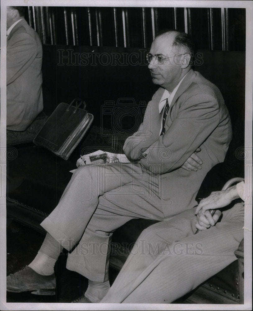 1952 Press Photo Dr Henry Turkel City hall Streets Ban - Historic Images